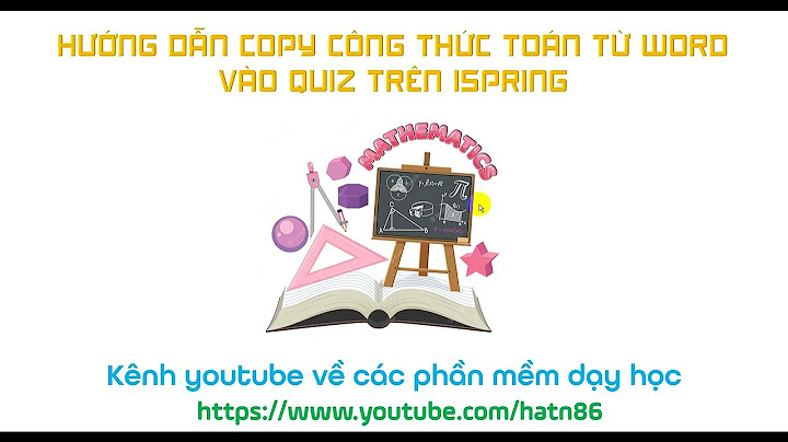 Hướng dẫn copy công thức toán trên mạng