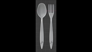 Modeling spoon and fork in Blender
