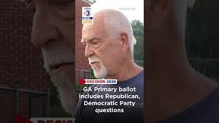 DECISION 2026: GA Primary includes partisan questions