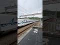 N700A 山陽新幹線 のぞみ 東京行き 列車 相生駅を通過の様子です。JR西日本 相生駅 SHINKANSEN