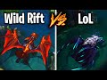 WILD RIFT vs. LEAGUE OF LEGENDS - 20 HUGE Gameplay Differences