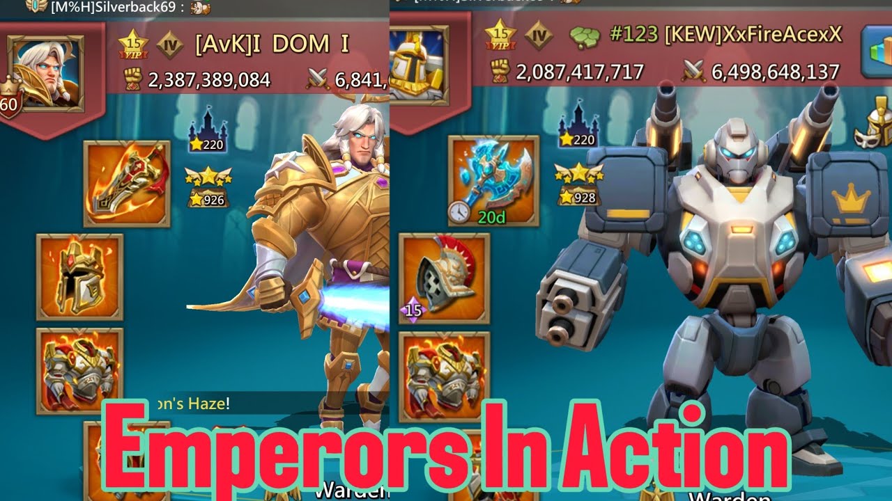 Epic Clash Between Emperors Chaos Arena | Lords Mobile - YouTube