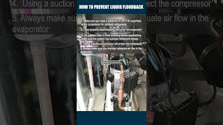 How to Prevent Liquid Floodback Issues