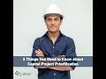 3 Things you Need to Know about Capital Project Prioritization