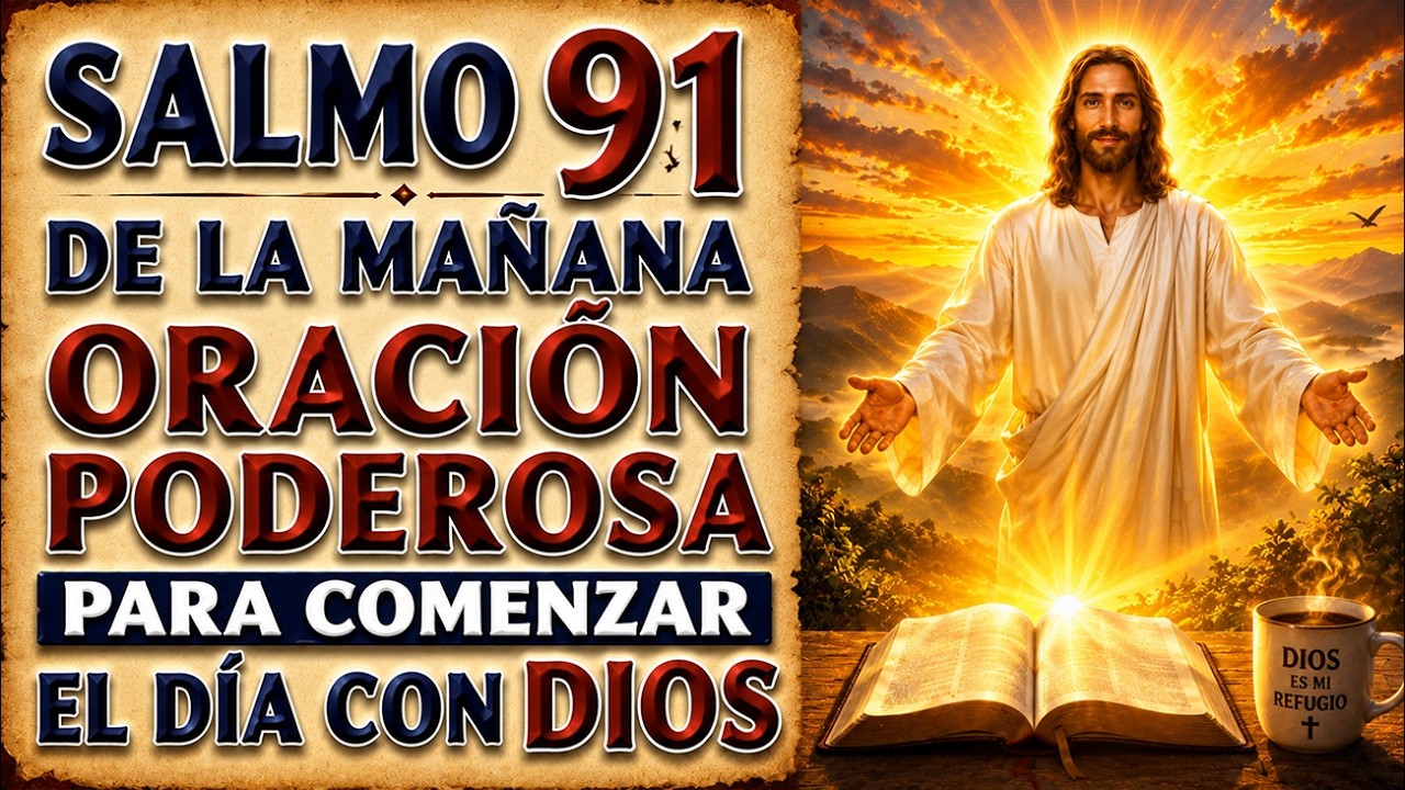 ORACIÓN DE LA MAÑANA CON EL SALMO 91 - YouTube