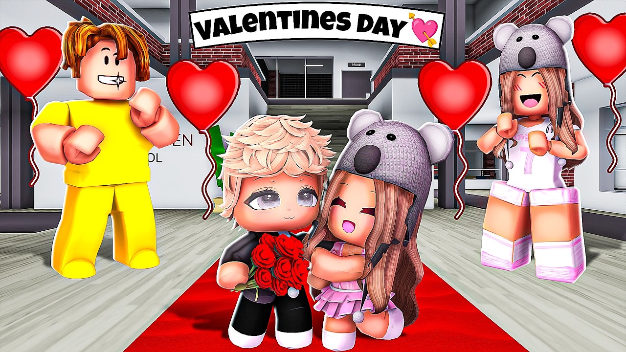 BABY ANGEL Valentine's School Dance With Her CRUSH..(Brookhaven)