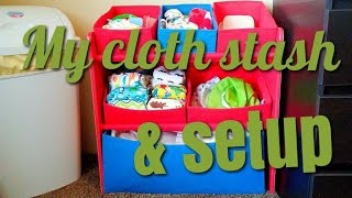 My Cloth Diaper Stash & Setup