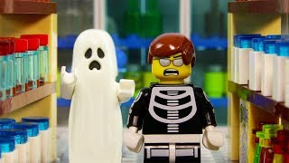 LEGO Halloween Shopping Fail STOP MOTION LEGO Supermarket Fail | LEGO City | Billy Bricks