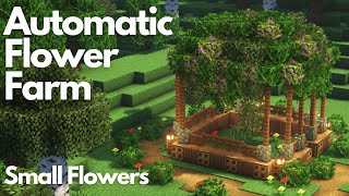 AUTOMATIC FLOWER FARM SMALL FLOWERS | Minecraft Tutorial | Java [1.20+] screenshot 2