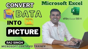 Excel Shortcut to Instantly Convert Data into Picture Format | Raj Singh Microsoft Certified Trainer