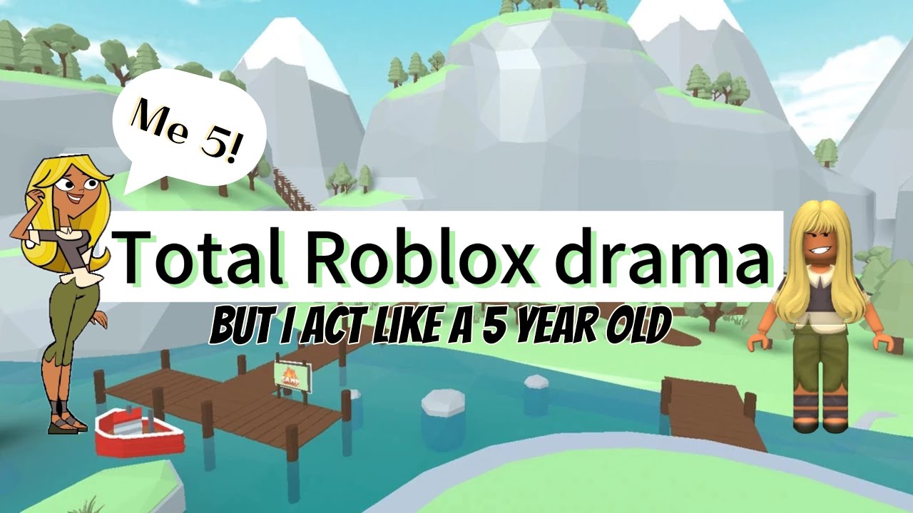 Веду себя как пятилетний ребенок в Total Roblox Drama (Я ВЫИГРАЛ?!)