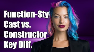 Function-Style Cast vs. Constructor in C++: Key Differences Explained