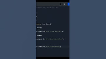 Multiple Inheritance using Interface Program in Java | OOPs Concepts | Core Java | Coding in Java
