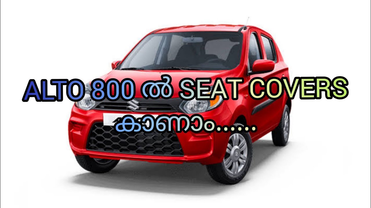 ALTO 800 seat covers work YouTube