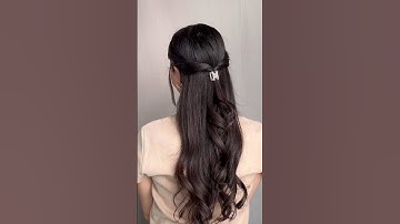 Cute easy hairstyles for medium, long hair 😍✨ #hairstyles #hair #shorts #explorepage #hairtok