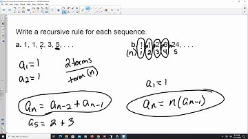 8.5 Using Recursive Rules with Sequences