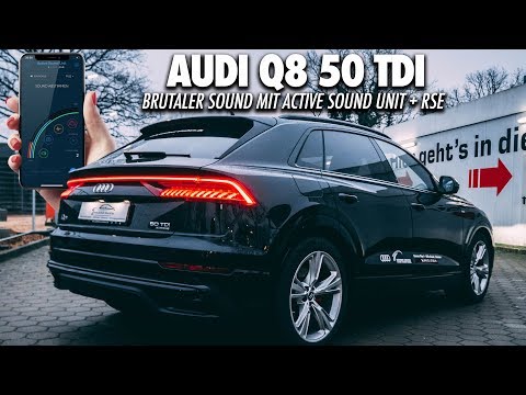 V8 SOUND IM AUDI Q8 dank Soundmodul (Sound System) - Q8 2019 50 TDI | Cete Automotive