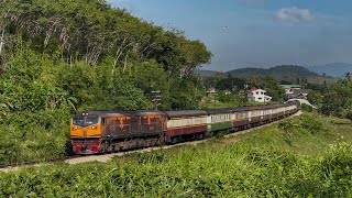 4K Ep.97 รวมคลิปขบวนรถไฟสั้นๆในภาคเช้าเขตอำเภอฉวาง 28-12-2568