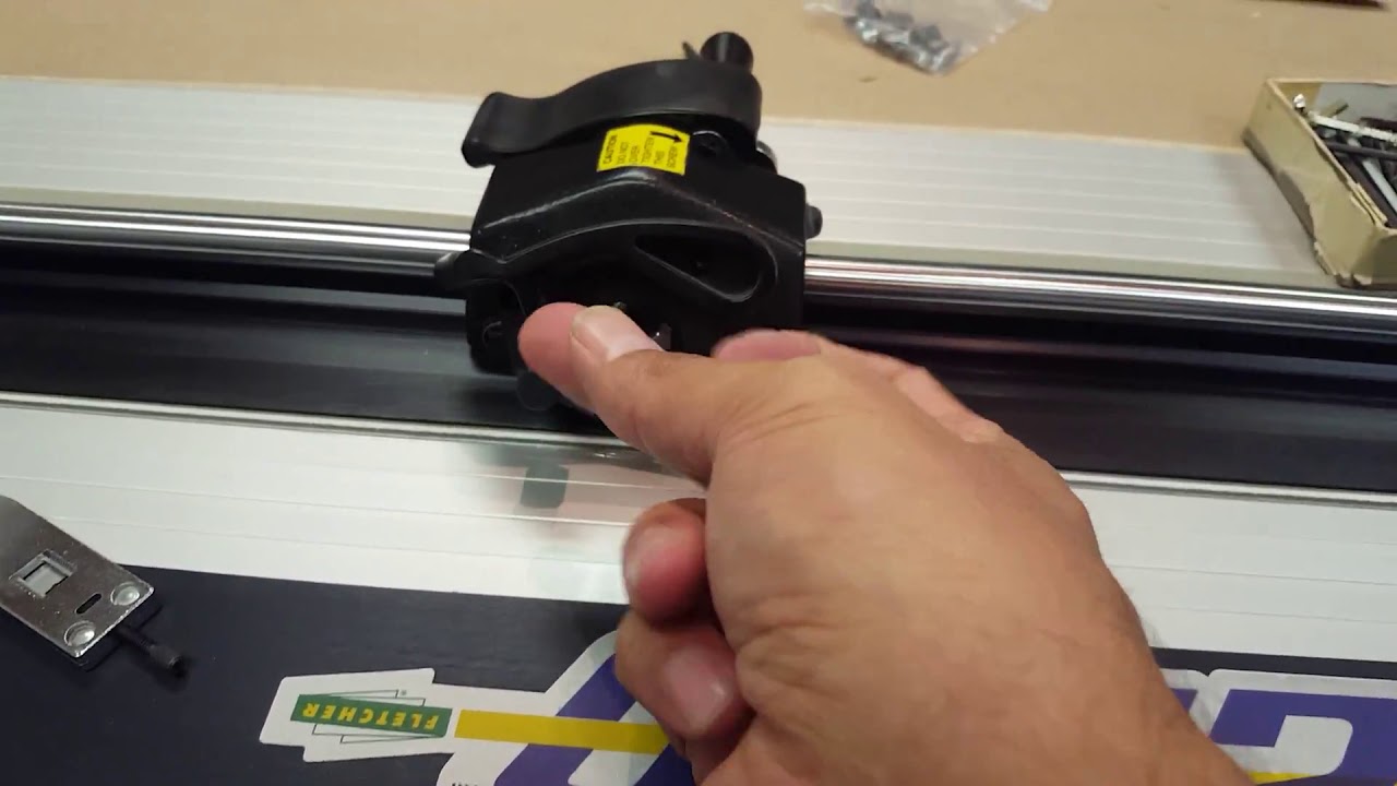 Maintenance of FletcherTerry 2200 mat cutter Part 1 YouTube