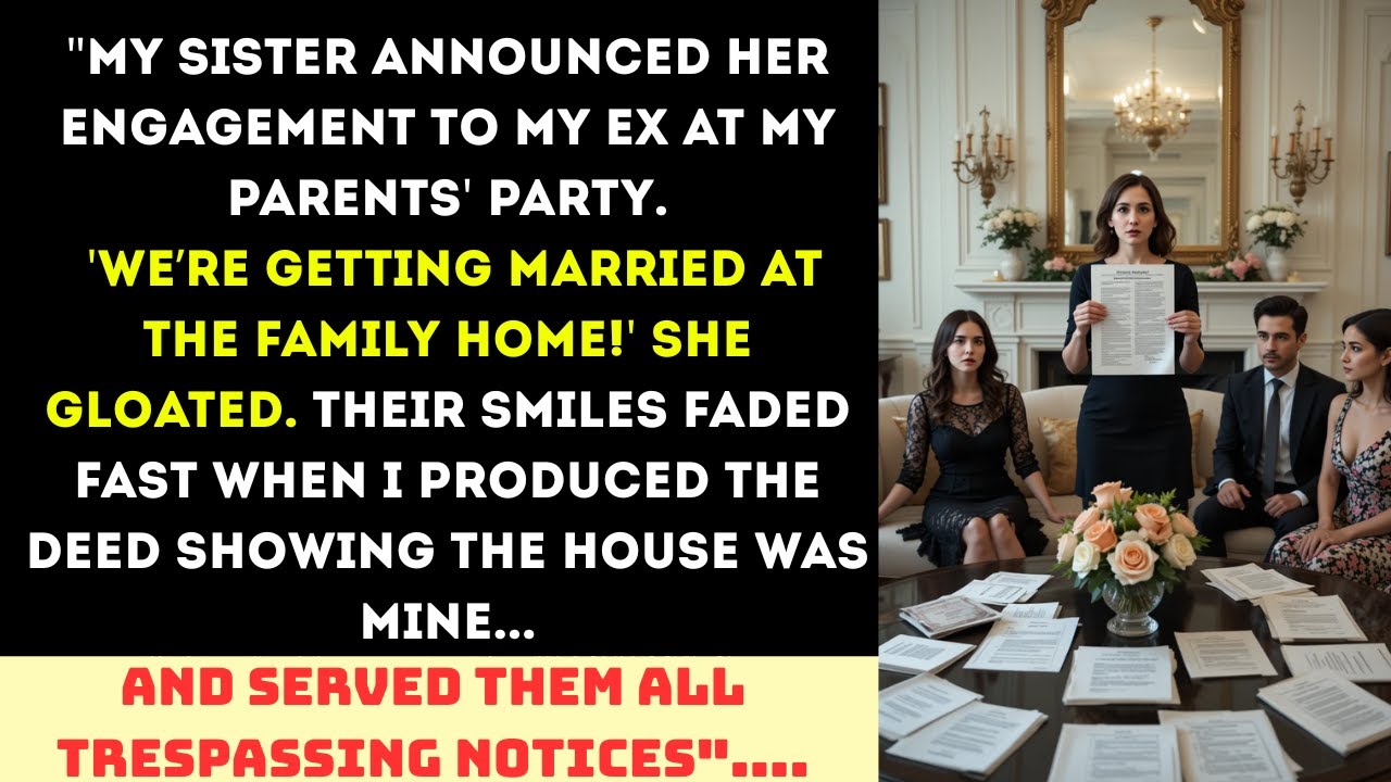 My Sister Celebrated Her Engagement to My Ex—Until I Revealed the House Is Mine