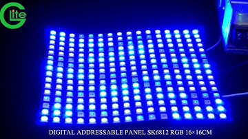 led pixel panel 16x16 8x32 8x8 led Pixels WS2812B Digital Flexible LED Panel