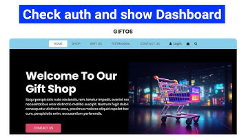#07 Login & Register Auth Check in Homepage | Display Dashboard if Logged In