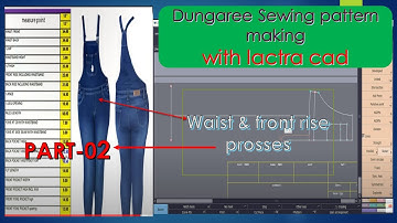 BIB overalls sewing pattern part-02 // How to Make Denim Romper // DIY  Easy Free Dungaree