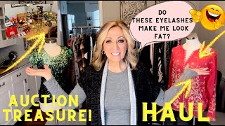 Let’s go to an auction | Goodwill clothing haul | what sold on eBay | pull shipping with me