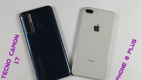 Tecno camon 17 Vs iPhone 8 plus speed test & comparison 2023