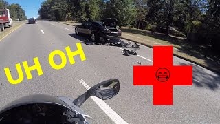 Double Camaro Crash and Great Riding Roads