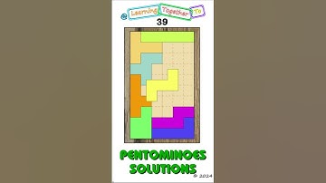 Not an image. #39 (Solution SETUP) Pentominoes Math Puzzle #mathchallenge #Shorts #puzzlegame