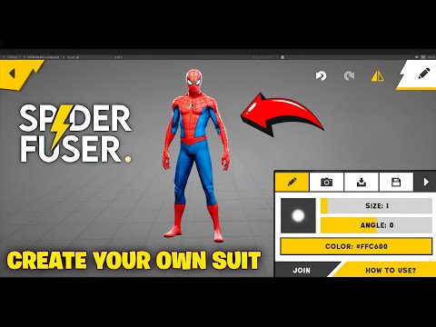How to Create Your Own Suit in Spider Fuser Game | New Update 🔥
