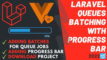 laravel queue tutorial | laravel queues batching with progress bar tutorial #3