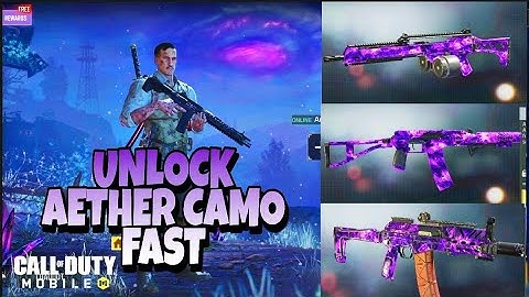 HOW TO UNLOCK AETHER CRYSTAL CAMO FAST COD MOBILE HOW TO GET AETHER CRYSTAL CAMO COD MOBILE SEASON 6
