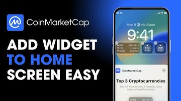How to Add CoinMarketCap Widget to Homescreen !