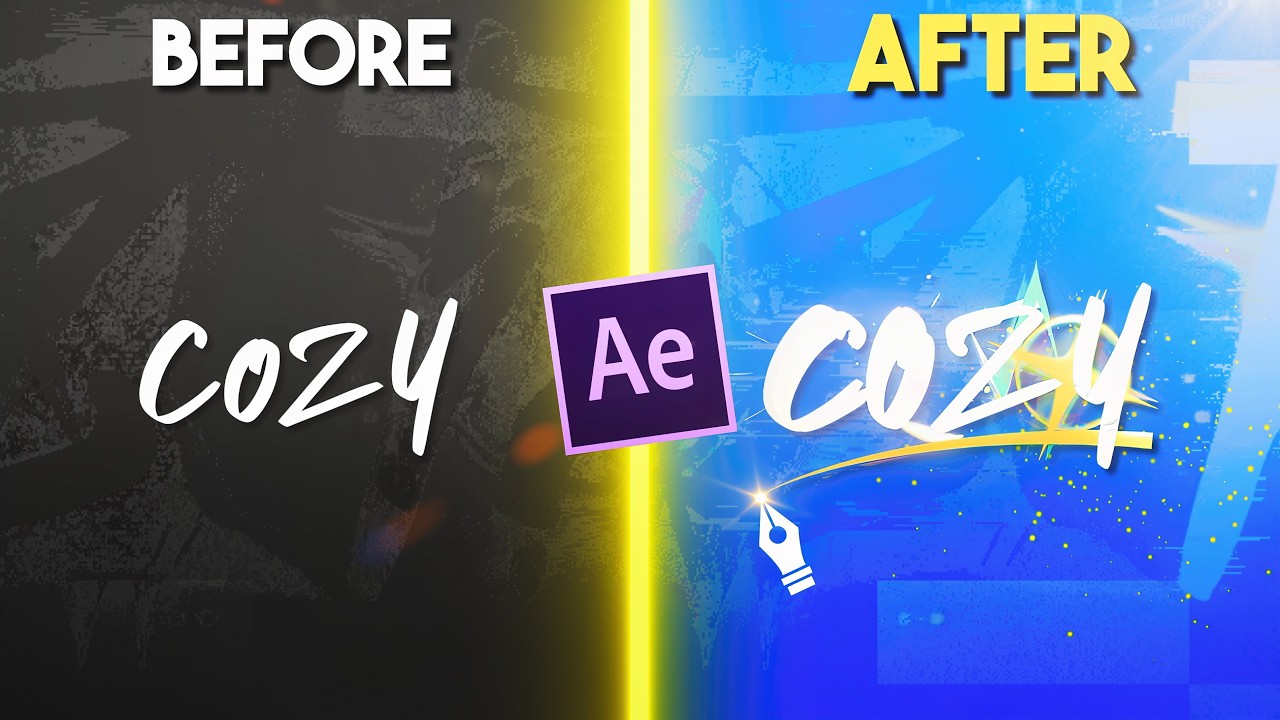 Этот простой трюк делает анимацию логотипов в 10 раз лучше | After Effects