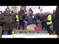 Hundreds of 'yellow vest' protesters march in Paris