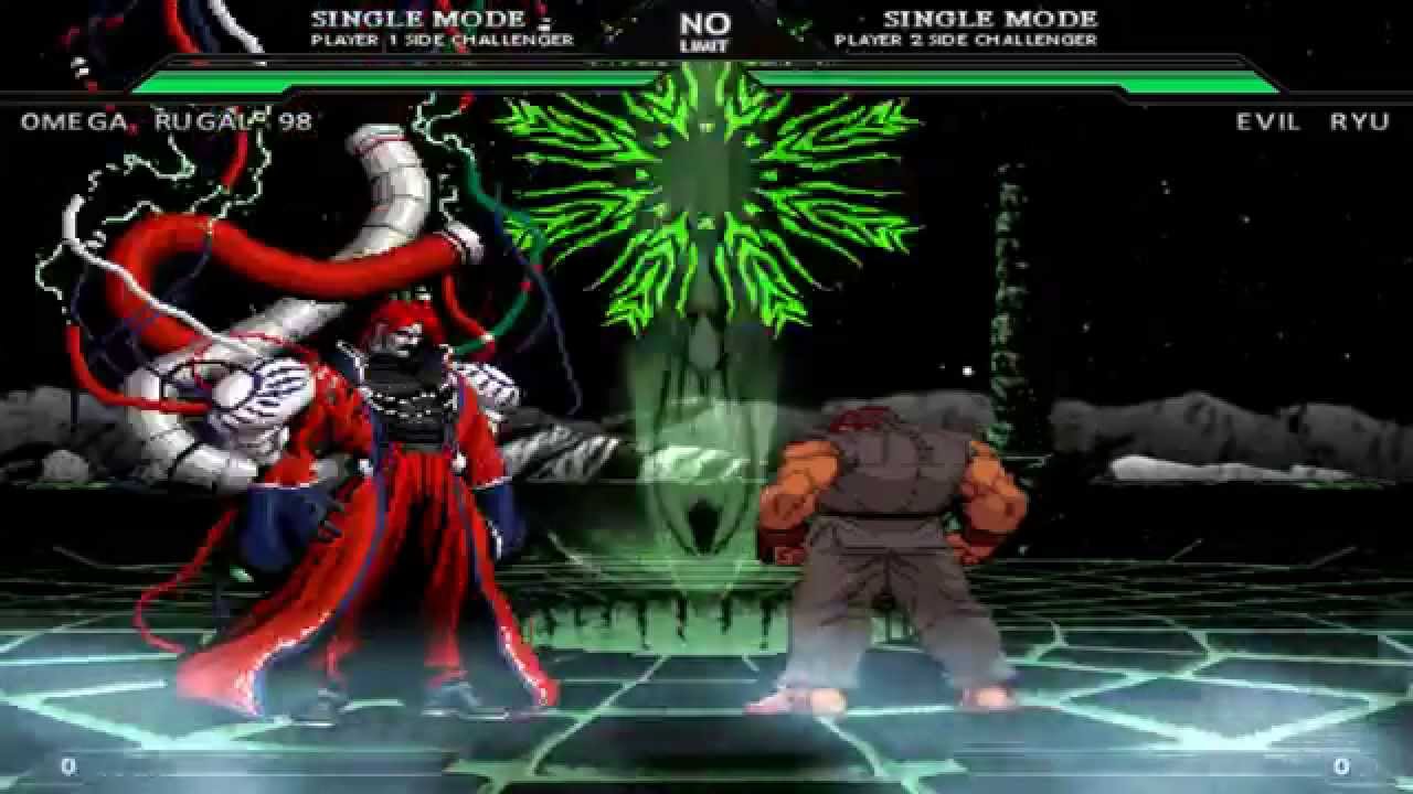 [KOF VS. Street Fighter] Omega Rugal 98 VS Evil Ryu - YouTube