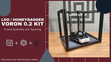 LDO Voron 0.2 Build - Frame Assembly and Squaring