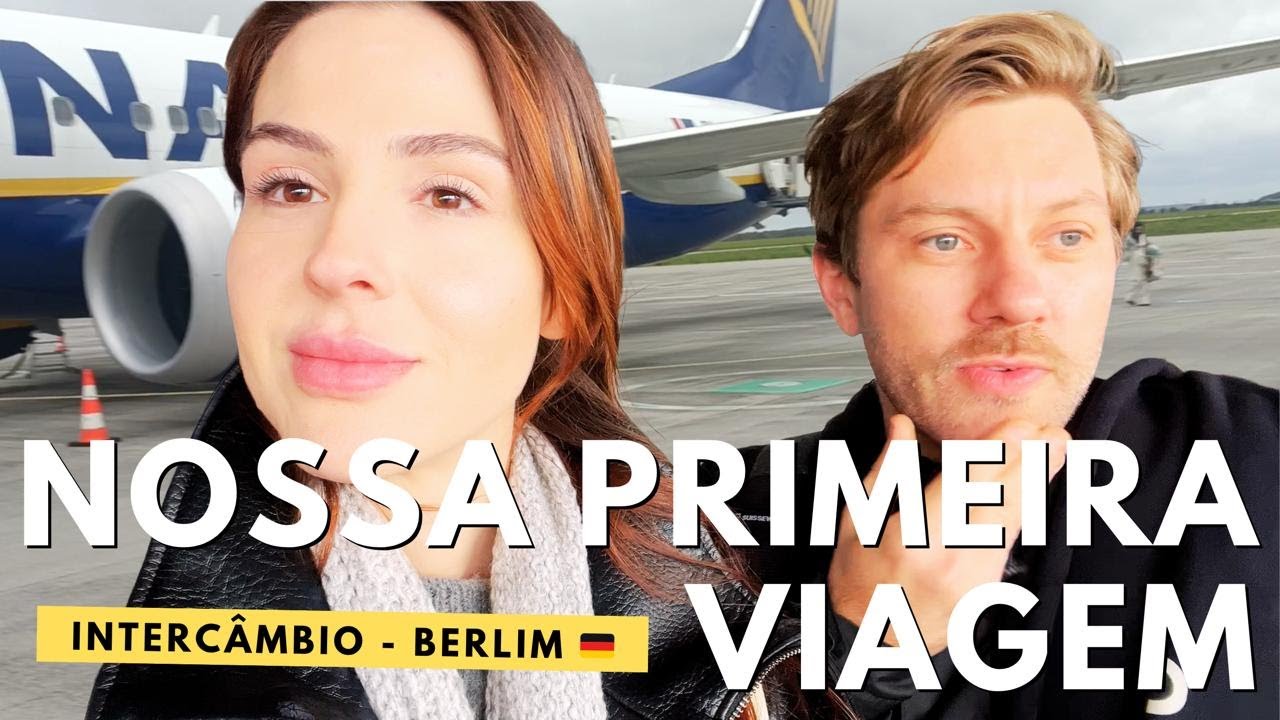 NOSSA PRIMEIRA VIAGEM DO INTERCÂMBIO ✈️ | CHEGAMOS EM BERLIM! 🇩🇪