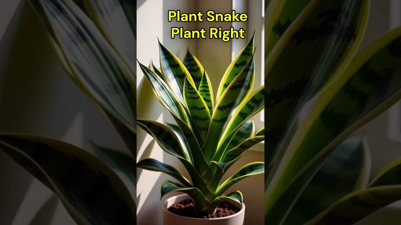 How to Plant Snake Plant in a Pot 🌿 | Easy Potting Tips for Beginners