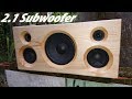 DIY. 2.1 Bluetooth Speaker. Subwoofer