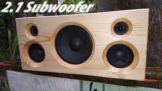 DIY. 2.1 Bluetooth Speaker. Subwoofer