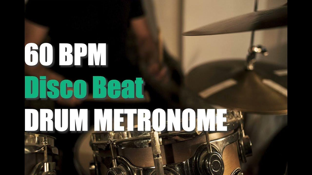 Disco Beat Drum Metronome Loop 60 BPM YouTube