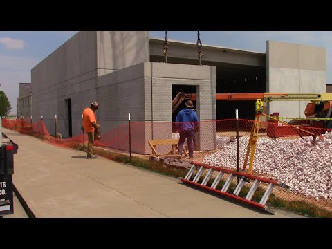 What I Saw My Bicycle Ride Today  - Logan-Rogersville Primary gets New Community Storm Shelter