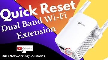How to Hard reset TP-Link RE305 AC1200 Wi-Fi Range Extender - English