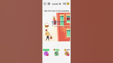BRAINDOM||LEVEL- 39||TAKE THE FOOD TO THE GRANDMA|#trending #gaming #puzzle