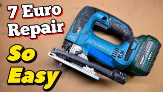 Looks like this makita jigsaw is worn out, but it only costs 7euro to fix it. 