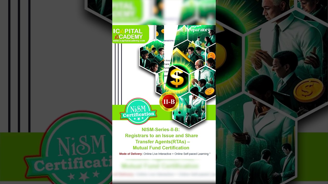 NISM-Series-II-B Registrars & Transfer Agents – Mutual Fund | ICAPITAL Academy