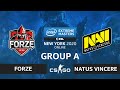 CS:GO - Natus Vincere vs forZe [Inferno] Map 1 - IEM New York 2020 - Group A - CIS